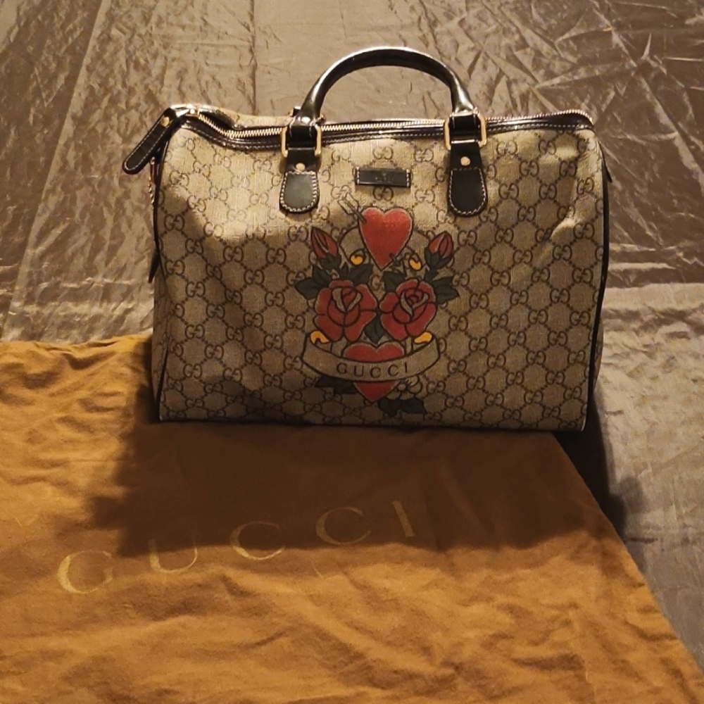 Gucci Unicef Special Edition Hearts Top Handle Bag